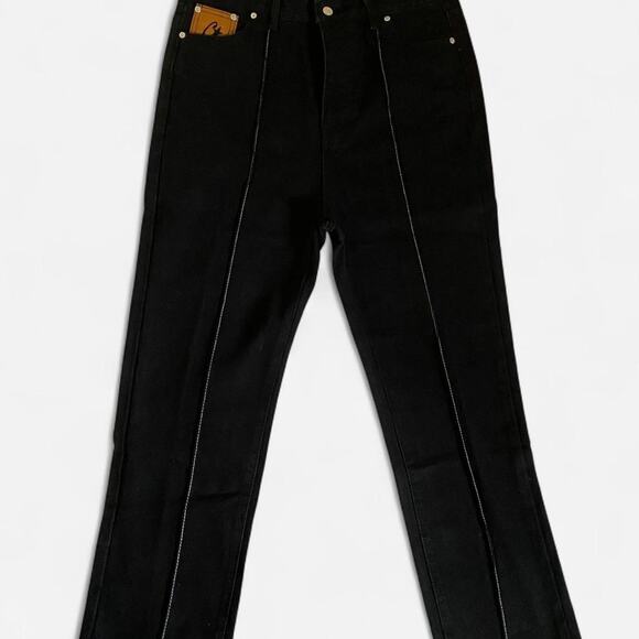 Corteiz C-Star Stitch-Down Jeans Black - size XL - Picture 4 of 7